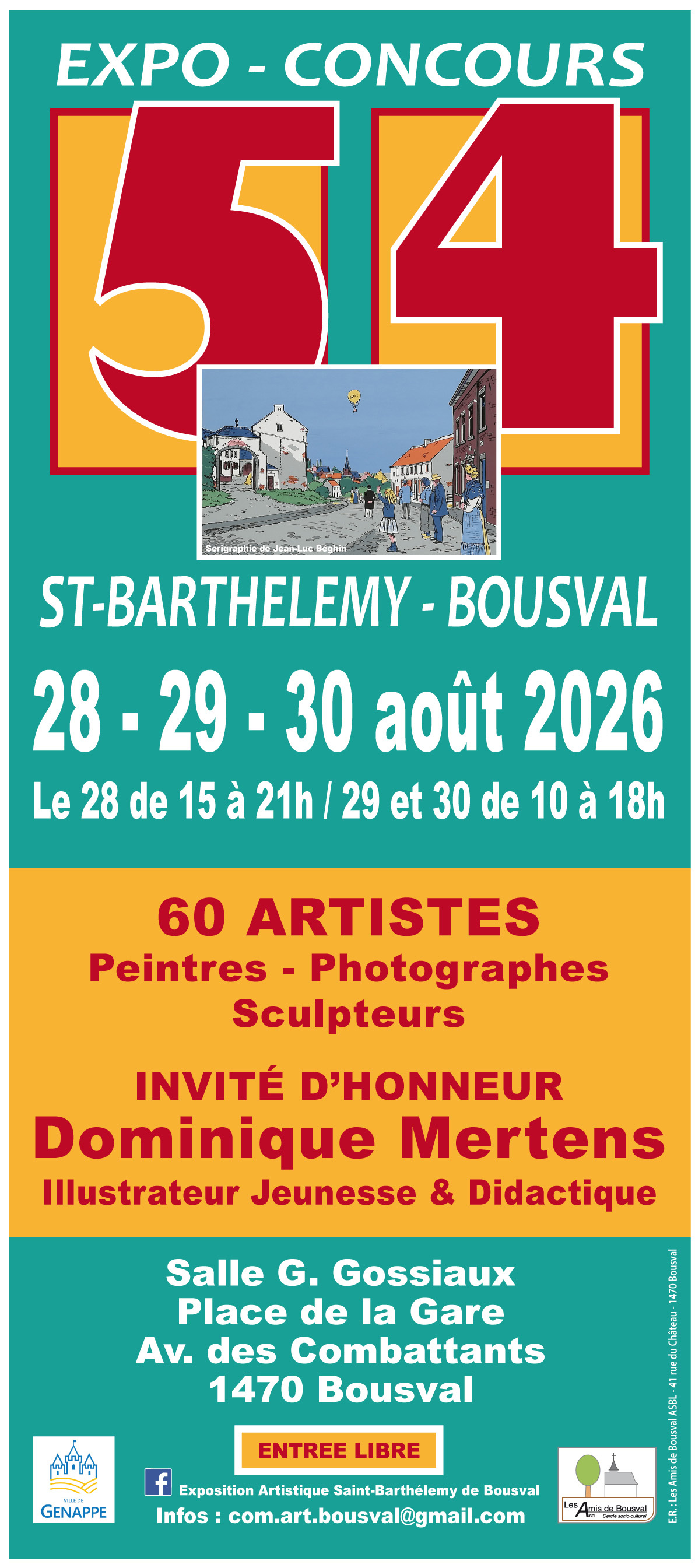 Exposition Saint Barth&eacute;lemy: 28 - 30/08/2026