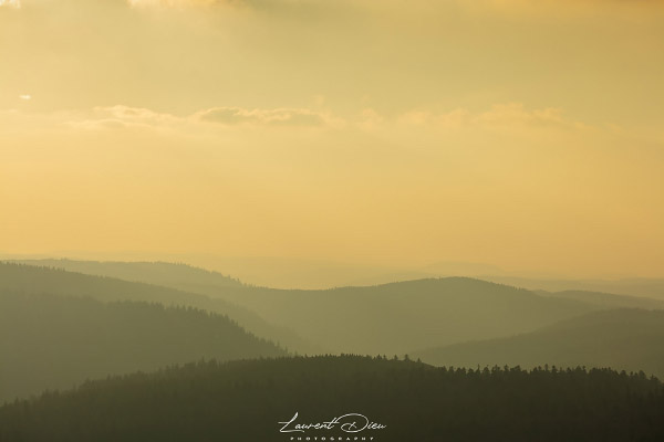 Coucher de soleil - Hohneck - Vosges - France.