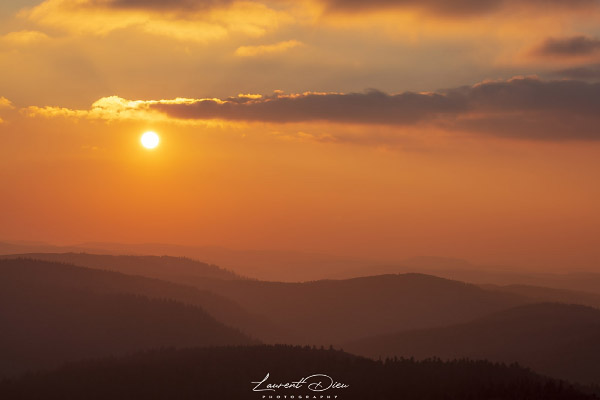 Coucher de Soleil - Hohneck - Vosges - France.